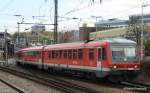 Der 928 478 rangierte die Doppeltraktion zur Tankstelle.