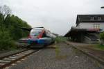 643.10 als sdz91756 am 07.05.2010  bei der Ausfahrt aus Menden (Sauerland)
