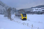 1648 103-7 als RB 61823 (Bad Berleburg - Betzdorf) am 15.01.2017 bei Womelsdorf.
