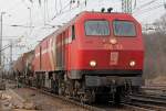 DE13 der HGK mit Kesselzug in Gremberg am 23.02.2011
