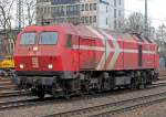 DE13 der HGK brummelt Lz durch K�ln West am 10.03.2011