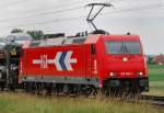 185 606-1, HGK, aufgenommen am 20.06.12, bei Treuchtlingen.
