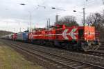 Was ne Mischung 1206+185+1700BB von der HGK in K�ln West am 27,12,09