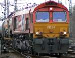 DE 64 der HGK bei der Einfahrt in Gremberg am 25.2.2010