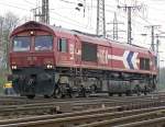 DE62 der HGK verl�sst Lz den Gbf Gremberg rtg Bergisch Gladbach am 12.04.2010
