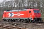 Die 185 584-0 der HGK in Gremberg am 07,04,10