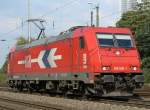 185 606-1 der HGK Lz in K�ln West am 03.09.2010