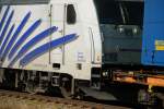 Sonderbare Beschriftung an der 185 663-2!  Equus - Quagga - Bavaricus !.