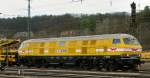 Eine kleine Rarit�t - 320 001-1, von Wiebe, aufgenommen am 31.01.11, bei der Durchfahrt durch Treuchtlingen.