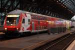 Der BUGA Steuerwagen am RB27 , geschoben von 143 090-9 , K�ln Hbf Am 30.10.2011