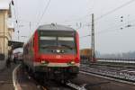 Noch ein Wittenberger Kopf der Baureihe 480 bei der Ankunft in R�desheim am Rhein.