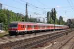 Der M�nchen-Salzburg Express in M�nchen Heimeranplatz am 31,07,10