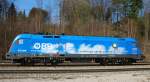 1016 023-2, Kyoto, aufgenommen bei einer Solodurchfahrt durch A�ling, am 18.03.14.