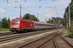 Die 1216 019 in Brixlegg am 31,07,11