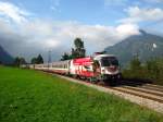 Bundesheer Taurus 1116 246 ist als EC unterwegs zum Brenner.