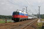 Die 370 002 auf der Oderbr�cke in Frankfurt (Oder) am 22,08,12   